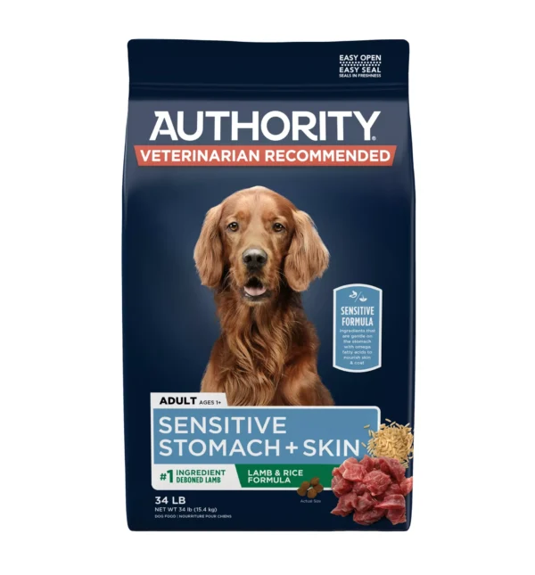 Authority® Sensitive Stomach & Skin Adult Dog Dry Food - Lamb & Rice